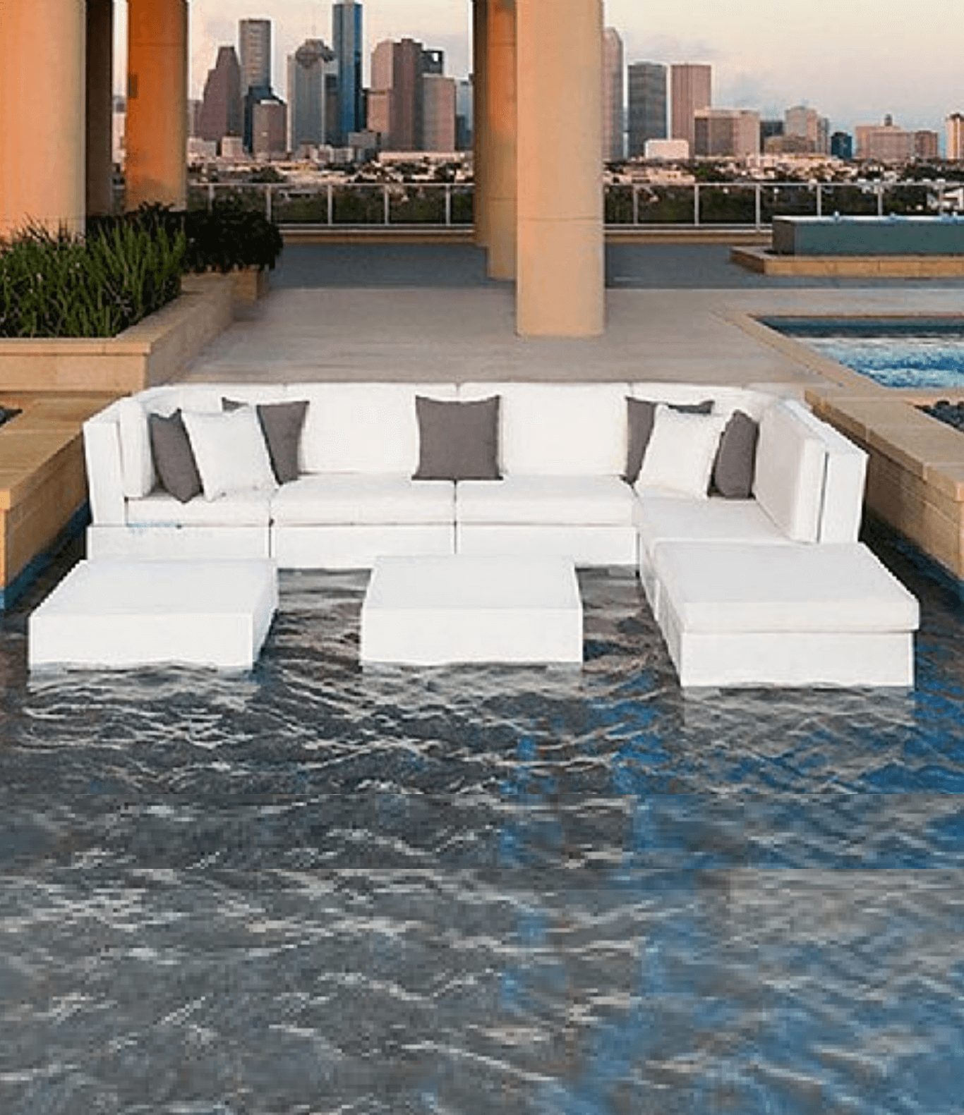 Pool sectionals